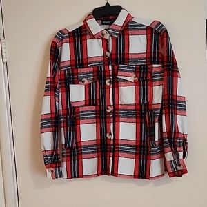 Kendall + Kyle plaid schaket